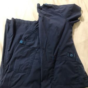 Wonderwink wonderflex scrub set